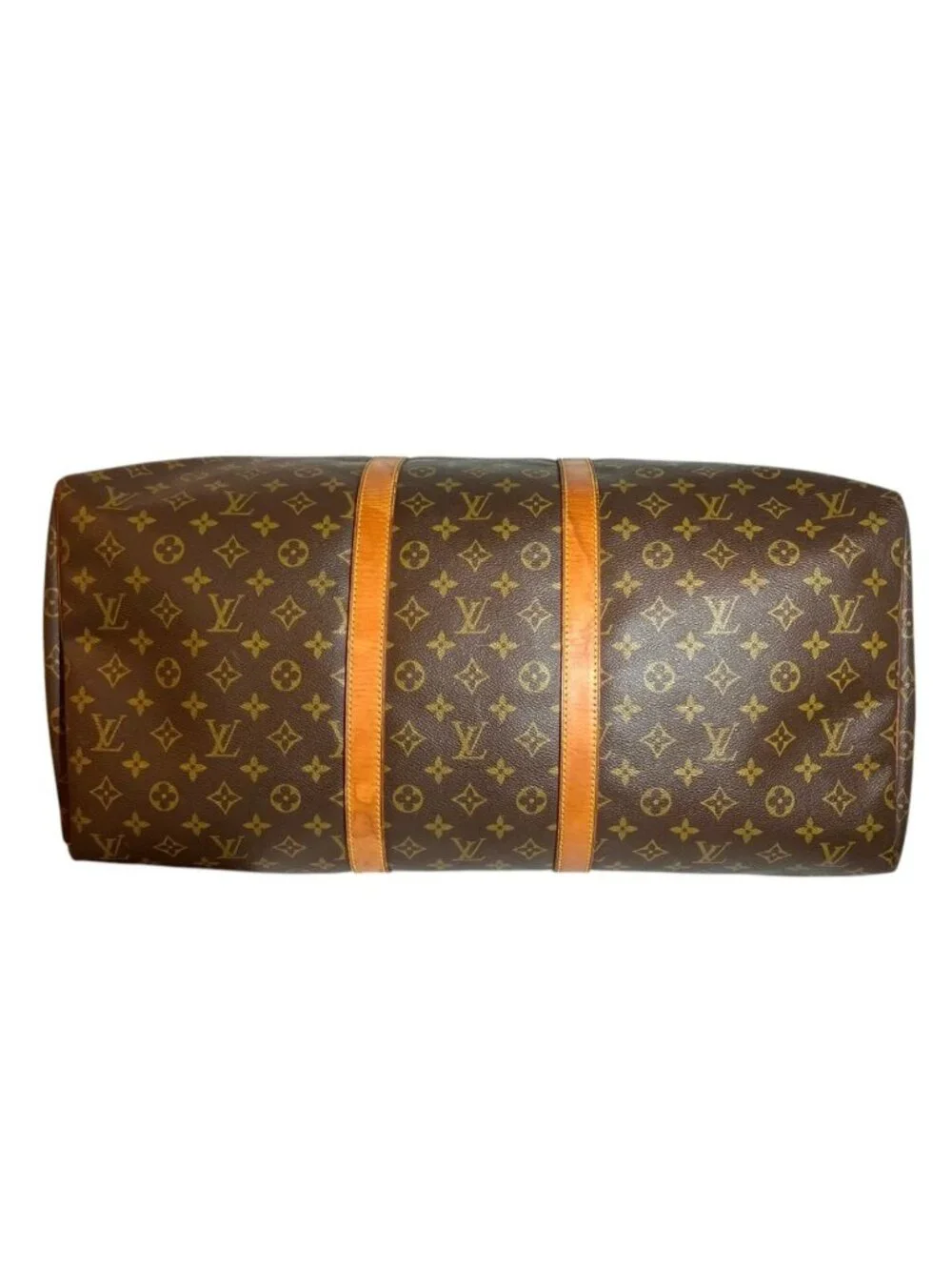 Louis Vuitton Keepall 55 Monogram Boston Bag Canvas